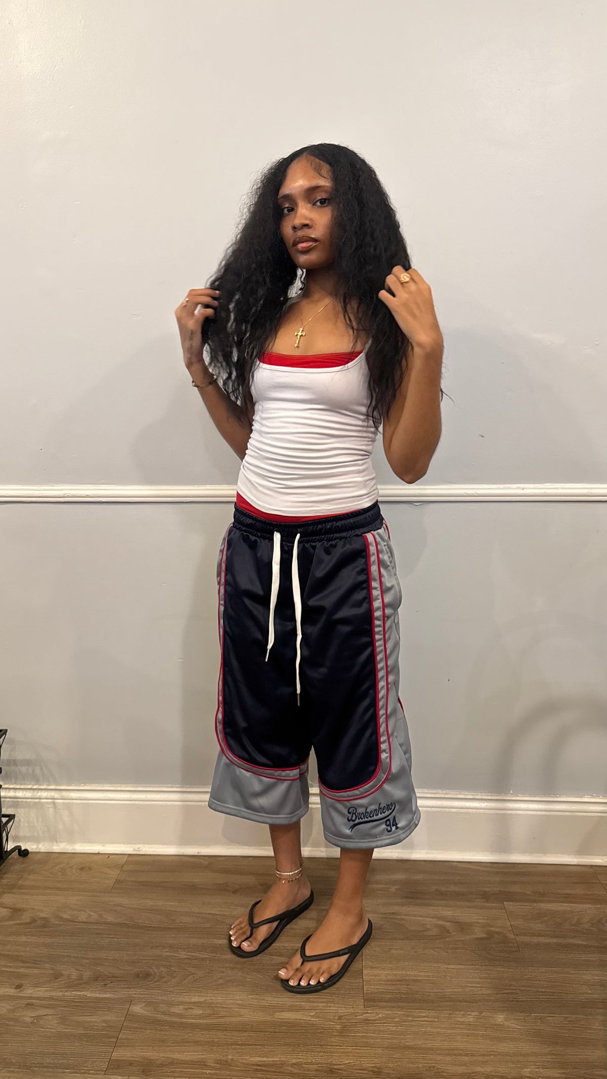 “HEROS BALL” 3/4 BASKETBALL SHORTS